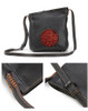 Handbags women genuine leather real bucket shoulder messenger cross-body mooncake embossed