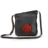 Handbags women genuine leather real bucket shoulder messenger cross-body mooncake embossed