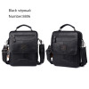 Briefcase men genuine cow leather crossbody shoulder bag messenger fashion business handbag