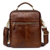 Briefcase men genuine cow leather crossbody shoulder bag messenger fashion business handbag