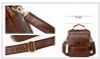 Briefcase men genuine cow leather crossbody shoulder bag messenger fashion business handbag