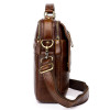 Briefcase men genuine cow leather crossbody shoulder bag messenger fashion business handbag
