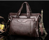 Briefcase male famous brand fashion simple business pu leather laptop casual travel bags shoulder