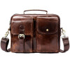 Handbag men messenger leather crossbody bags genuine shoulder hasp top-handle vintage