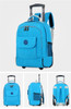 Backpack rolling luggage travel shoulder spinner high capacity wheels for suitcase trolley carry on duffle bag