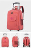 Backpack rolling luggage travel shoulder spinner high capacity wheels for suitcase trolley carry on duffle bag