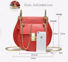 Bag women genuine leather chain crossbody handbags small shoulder messenger
