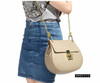 Bag women genuine leather chain crossbody handbags small shoulder messenger