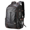 Backpack male multifunction leather fashion waterproof travel usb charging 15.6 inch laptop