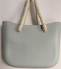 Handbag women beach handles classic trim mini fashion silicone shoulder shopping top waterproof evening bag