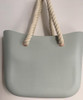 Handbag women beach handles classic trim mini fashion silicone shoulder shopping top waterproof evening bag