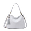 Handbags women 100% genuine real cow leather long handle shoulder shopping messenger bag satchel
