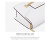Bags for women fashion envelope shoulder chain messenger lock design