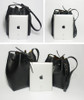 Bag women real leather bucket genuine shoulder handbag