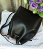 Bag women real leather bucket genuine shoulder handbag