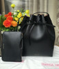 Bag women real leather bucket genuine shoulder handbag