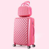 Rolling suitcase women 2pcs/set fashion 20/22/24/28 inch students trolley cosmetic bag case travel spinner password luggage