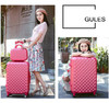 Rolling suitcase women 2pcs/set fashion 20/22/24/28 inch students trolley cosmetic bag case travel spinner password luggage