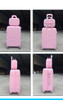 Rolling suitcase women 2pcs/set fashion 20/22/24/28 inch students trolley cosmetic bag case travel spinner password luggage