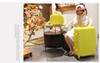 Rolling suitcase women 2pcs/set fashion 20/22/24/28 inch students trolley cosmetic bag case travel spinner password luggage