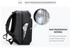 Backpack for man 15 inch laptop waterproof functional bag with usb port travel