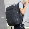 Backpack for man 15 inch laptop waterproof functional bag with usb port travel