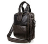 Briefcase male genuine leather messenger portfolio for ipad