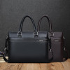 Briefcase men's genuine leather business laptop handbag shoulder messenger bag notebook