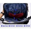 Backpack men usb external charge anti theft laptop travel large capacity 15.6 inch leather waterproof