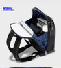 Backpack men usb external charge anti theft laptop travel large capacity 15.6 inch leather waterproof