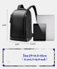 Backpack men usb external charge anti theft laptop travel large capacity 15.6 inch leather waterproof