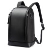 Backpack men usb external charge anti theft laptop travel large capacity 15.6 inch leather waterproof
