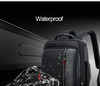 Backpack men oxford waterproof travel capacity can be enlarged cool shoulder schoolbag