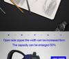 Backpack men oxford waterproof travel capacity can be enlarged cool shoulder schoolbag