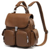 Backpack women purse anti theft small convertible pu leather shoulder