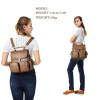 Backpack women purse anti theft small convertible pu leather shoulder