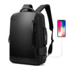 Backpack men computer schoolbags waterproof school leather fashion travel usb charge