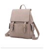 Backpack women shoulder function bag material pu leather travel