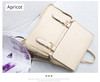 Backpack women shoulder function bag material pu leather travel