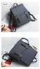Backpack women shoulder function bag material pu leather travel