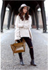 Bag women large genuine leather handbag wing trapeze elegant chain belt shoulder crossbody
