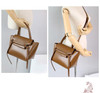Bag women large genuine leather handbag wing trapeze elegant chain belt shoulder crossbody