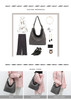 Bags for women genuine leather large capacity hobo shoulder soft real handbags casual messenger