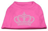 Rhinestone Crown Shirts Bright Pink