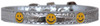 Happy Face Widget Croc Dog Collar Size
