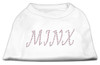 Minx Rhinestone Shirts White