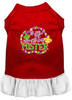 Throw Me Something Screen Print Mardi Gras Dog Dress