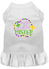 Throw Me Something Screen Print Mardi Gras Dog Dress