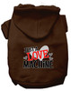 Love Machine Screen Print Dog Hoodie