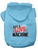 Love Machine Screen Print Dog Hoodie